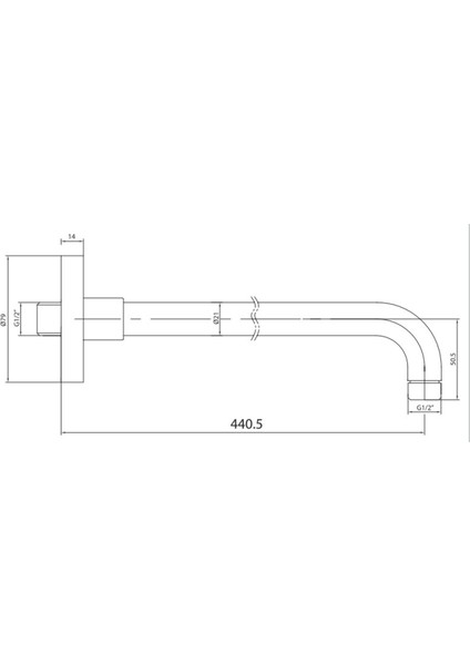 Altın Renkli Duvardan Duş Başlığı Borusu 102826798 fiyatları