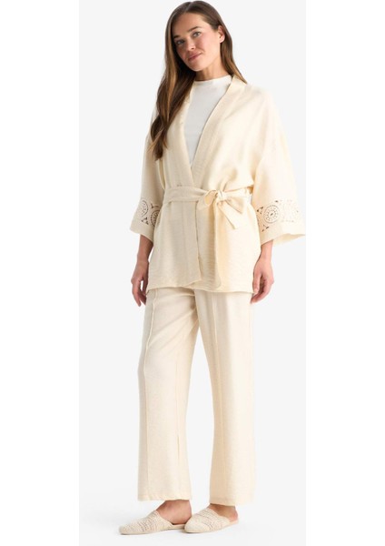 Straight Fit Cep Detaylı Düz Paça Pantolon F0984AX25SM