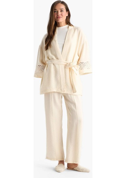 Straight Fit Cep Detaylı Düz Paça Pantolon F0984AX25SM