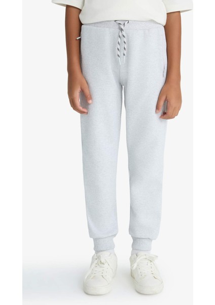 Erkek Çocuk Beli Paçası Lastikli Cepli Jogger Okul Eşofman Altı C7635A825WN