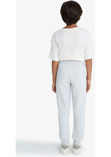 Erkek Çocuk Beli Paçası Lastikli Cepli Jogger Okul Eşofman Altı C7635A825WN