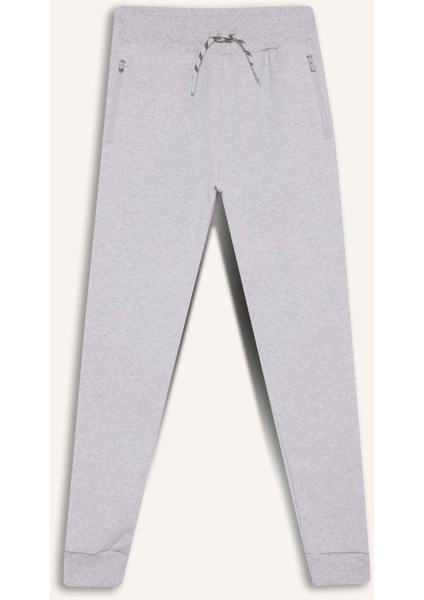 Erkek Çocuk Beli Paçası Lastikli Cepli Jogger Okul Eşofman Altı C7635A825WN