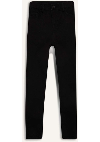 Erkek Çocuk Okul Slim Fit Dar Kesim Düz Paça Jean Pantolon C3683A825AU