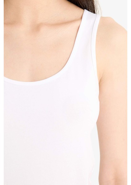 Regular Fit Pamuklu Atlet-Fall in Love R9041AZ25AU