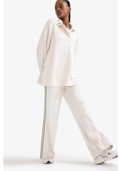 Fit Wide Leg Geniş Paça Cepli Standart Boy Modal Soft Touch Pantolon D1458AX25AU