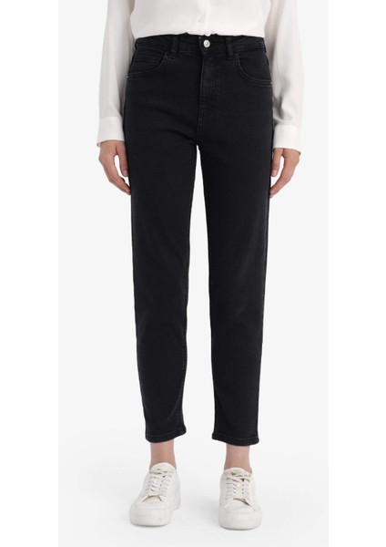 Comfort Mom Yüksek Bel Bilek Boy Jean Pantolon E9162AX25AU