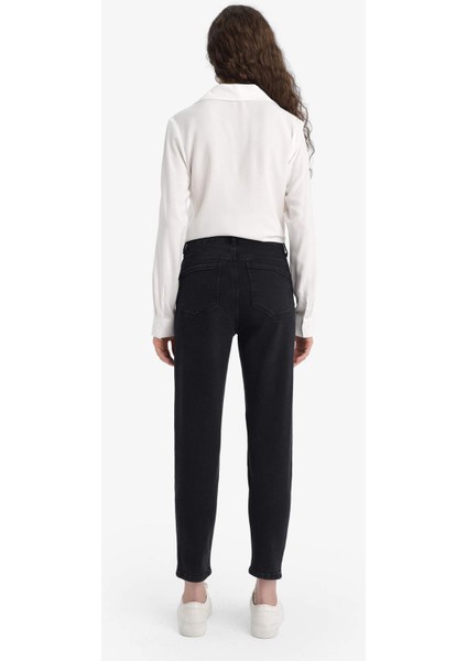 Comfort Mom Yüksek Bel Bilek Boy Jean Pantolon E9162AX25AU