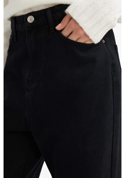 Straight Fit Yüksek Bel Uzun Jean Pantolon E9129AX25AU