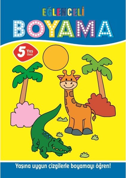 Eğlenceli Boyama - 5 Yaş Üstü 4’lü Pastel Boya Hediyeli