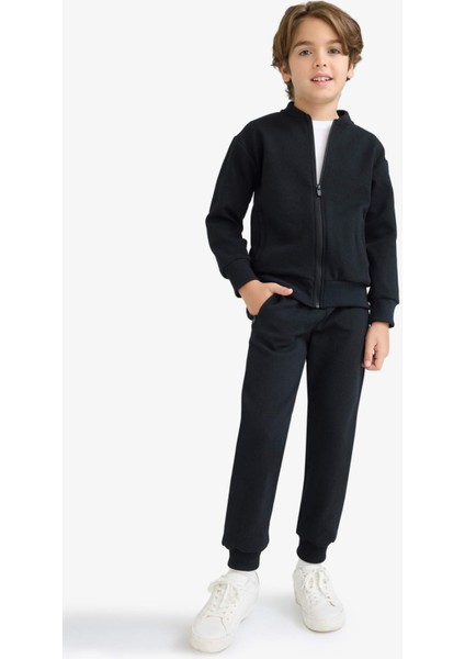 Erkek Çocuk Beli Paçası Lastikli Cepli Jogger Okul Eşofman Altı C7635A825WN