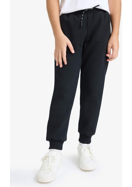 Erkek Çocuk Beli Paçası Lastikli Cepli Jogger Okul Eşofman Altı C7635A825WN