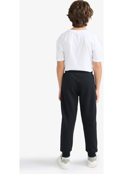 Erkek Çocuk Beli Paçası Lastikli Cepli Jogger Okul Eşofman Altı C7635A825WN