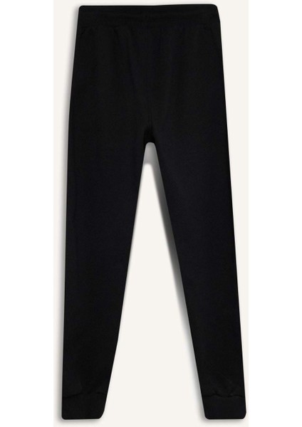 Erkek Çocuk Beli Paçası Lastikli Cepli Jogger Okul Eşofman Altı C7635A825WN