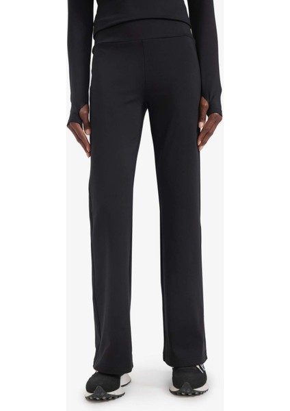 Fit Geniş Bol Paça Skuba Dalgıç Kumaş Basic Pantolon A0566AX25AU