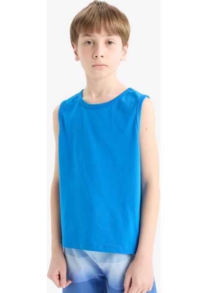 Erkek Çocuk Bisiklet Yaka Atlet F0693A825HS