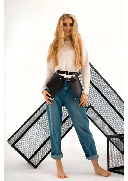 Günlük Kullanıma Seksi Deri Etek Harness - BRF1119 modelleri