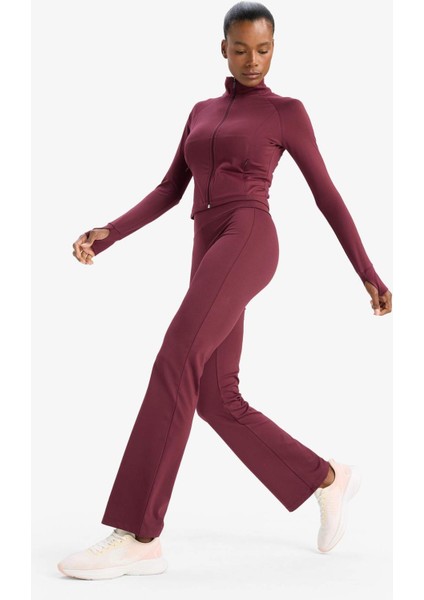 Fit Flare Fit Toparlayıcı Yüksek Bel İspanyol Paça Soft Touch Sporcu Pantolon B3988AX25AU