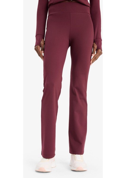 Fit Flare Fit Toparlayıcı Yüksek Bel İspanyol Paça Soft Touch Sporcu Pantolon B3988AX25AU