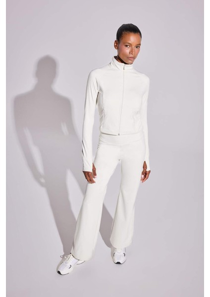 Fit Wide Leg Geniş Paça Toparlayıcı Yüksek Bel Soft Touch Sporcu Pantolon E9556AX25AU