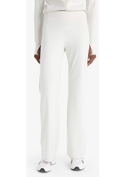 Fit Wide Leg Geniş Paça Toparlayıcı Yüksek Bel Soft Touch Sporcu Pantolon E9556AX25AU