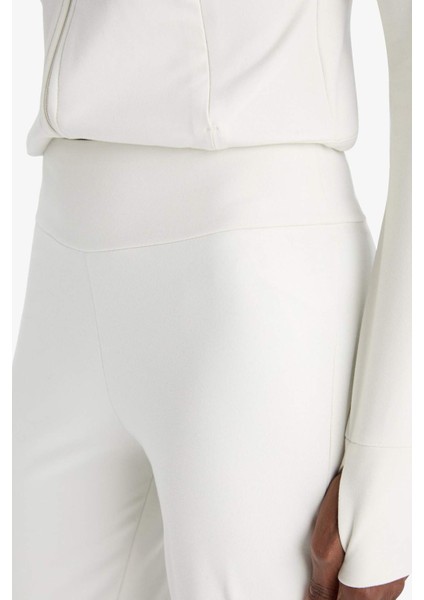 Fit Wide Leg Geniş Paça Toparlayıcı Yüksek Bel Soft Touch Sporcu Pantolon E9556AX25AU