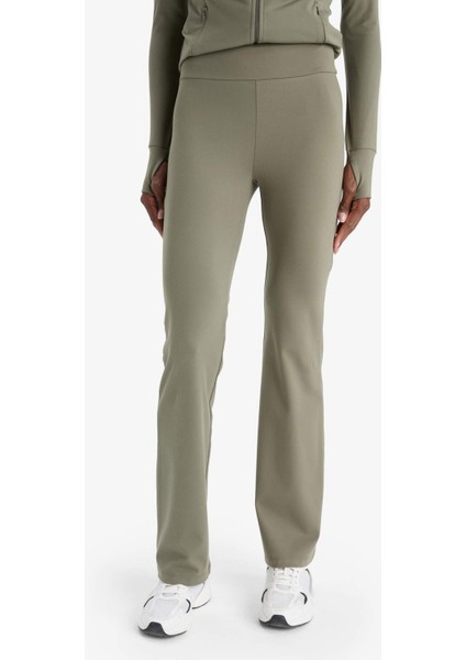 Fit Flare Fit Toparlayıcı Yüksek Bel İspanyol Paça Soft Touch Sporcu Pantolon B3988AX25AU