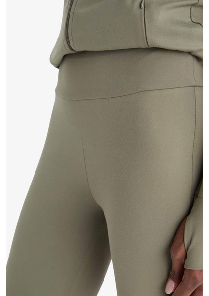 Fit Flare Fit Toparlayıcı Yüksek Bel İspanyol Paça Soft Touch Sporcu Pantolon B3988AX25AU