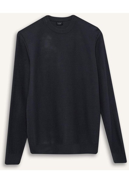 Standart Fit Bisiklet Yaka Triko Kazak C9618AX25AU