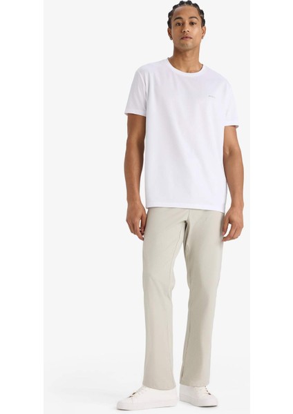 Fit Slim Fit Dar Kesim Standart Paça Dokuma Sporcu Pantolon D9247AX25AU