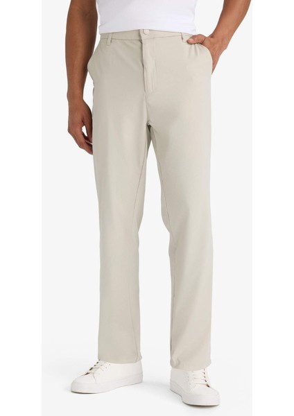 Fit Slim Fit Dar Kesim Standart Paça Dokuma Sporcu Pantolon D9247AX25AU