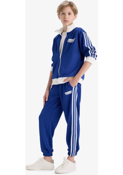 Erkek Çocuk Beli Lastikli Baskılı Jogger Eşofman Altı F1978A825AU