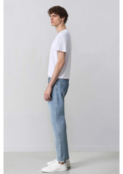 Slim Tapered Fit Dar Kalıp Normal Bel Daralan Paça Jean Pantolon F2324AX25SP