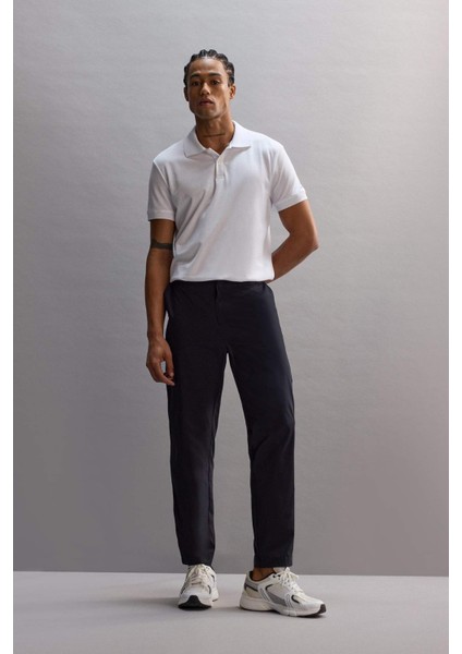 Fit Slim Fit Dar Kesim Standart Paça Dokuma Sporcu Pantolon D9247AX25AU