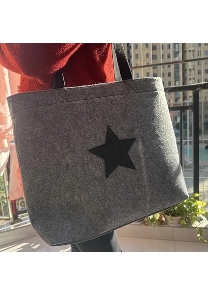 Yıldız Tasarımlı Dayanıklı Keçe, Kamp ve Günlük Kullanım Için Ideal, Çok Yönlü Omuz ve Çapraz Çanta fiyatları