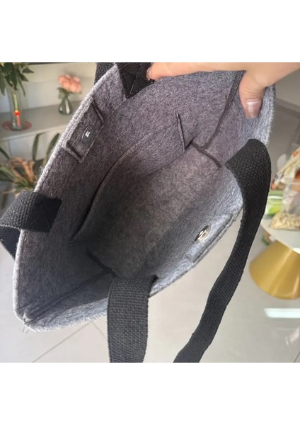 Yıldız Tasarımlı Dayanıklı Keçe, Kamp ve Günlük Kullanım Için Ideal, Çok Yönlü Omuz ve Çapraz Çanta modelleri