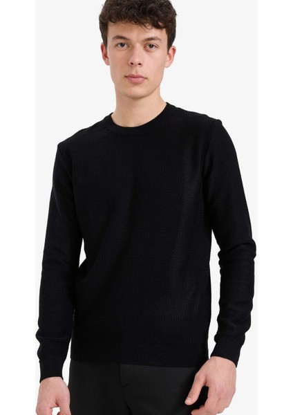 Standart Fit Bisiklet Yaka Triko Kazak C9618AX25AU