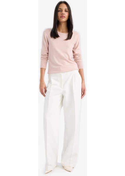 Regular Fit Bisiklet Yaka Triko Kazak F7091AZ25WN
