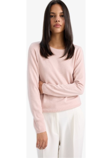 Regular Fit Bisiklet Yaka Triko Kazak F7091AZ25WN