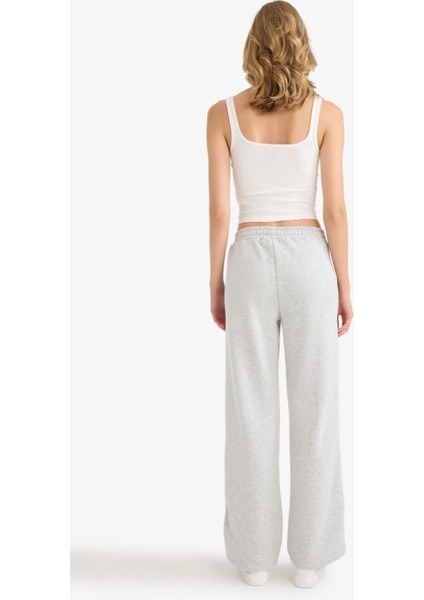 Straight Fit Cepli Baskılı Kalın Eşofman Altı F0312AX25AU