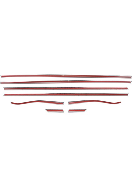 Honda Cıvıc Krom Cam Çıtası 8 Parça P.çelik 2022 ve Üzeri indirimleri