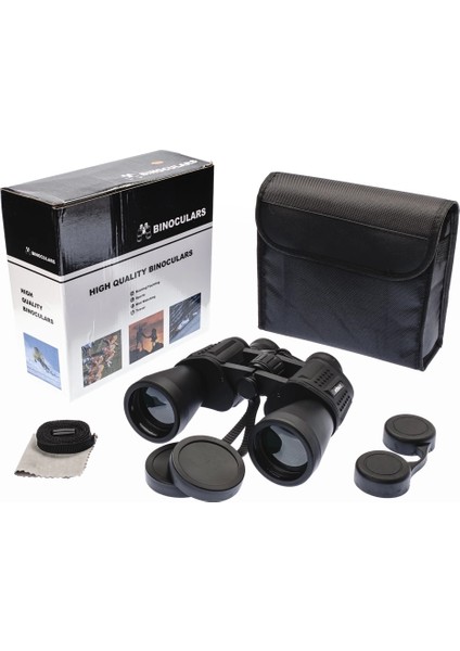 Bfs 7X50 – Geniş Ön Mercekli Profesyonel El Dürbünü – 1000M/56M – Siyah V3