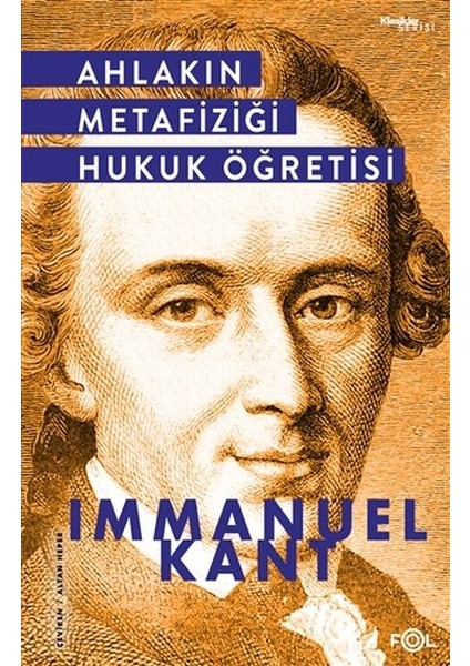 Ahlakın Metafiziği Hukuk Öğretisi