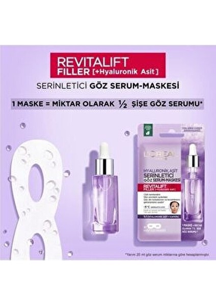 Revitalift Filler Göz Serum-Maskesi 1 Adet Göz Altı Torbalarını Azaltıcı Etki fırsatları
