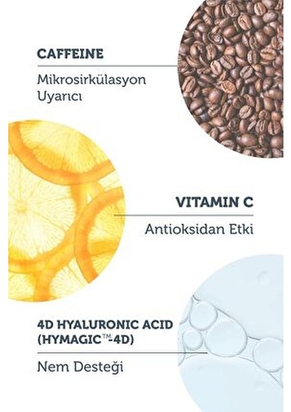 Göz Altı Serumu 30 ml Aydınlatıcı Kafein Etkisiyle Torbalanma ve Morluk Giderici