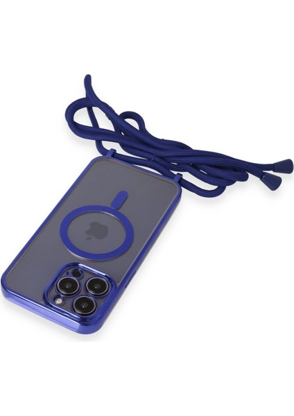 Zengezur Newface Iphone 12 Pro Kılıf Divo Lazer Askılı Magsafe Kapak - Mavi indirimleri
