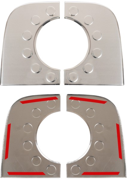 Mercedes Sprinter W906 Uyumlu 2006-2018 Krom Arka Amblem Çerçevesi 2 Parça Paslanmaz Çelik fırsatları