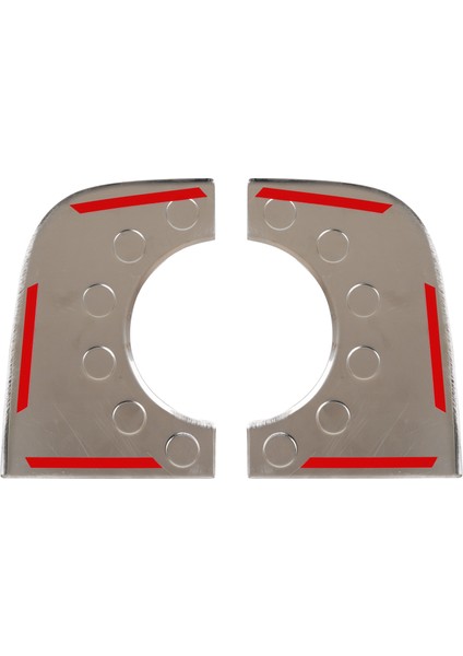 Mercedes Sprinter W906 Uyumlu 2006-2018 Krom Arka Amblem Çerçevesi 2 Parça Paslanmaz Çelik indirimleri