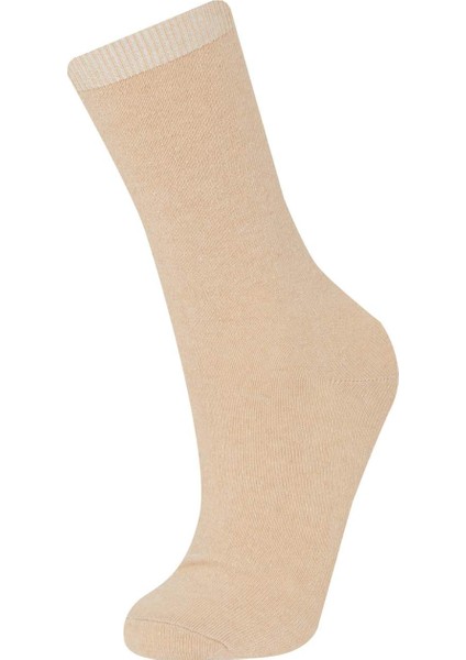 Kadın 5'li Uzun Çorap F3185AXNS