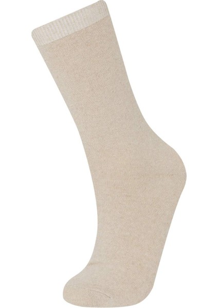 Kadın 5'li Uzun Çorap F3185AXNS