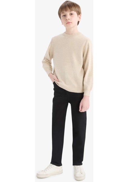 Erkek Çocuk Bisiklet Yaka Triko Kazak A4992A825WN